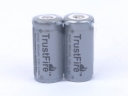 TangsFire 16340 880mAh Protected 3.6V Rechareable Li-ion Battery Gray (2pcs)